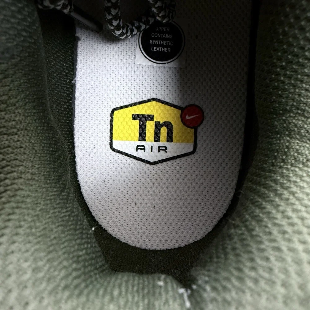 Size 10 Nike Air Max Plus Phantom Neutral Olive Green Mens Running Shoes